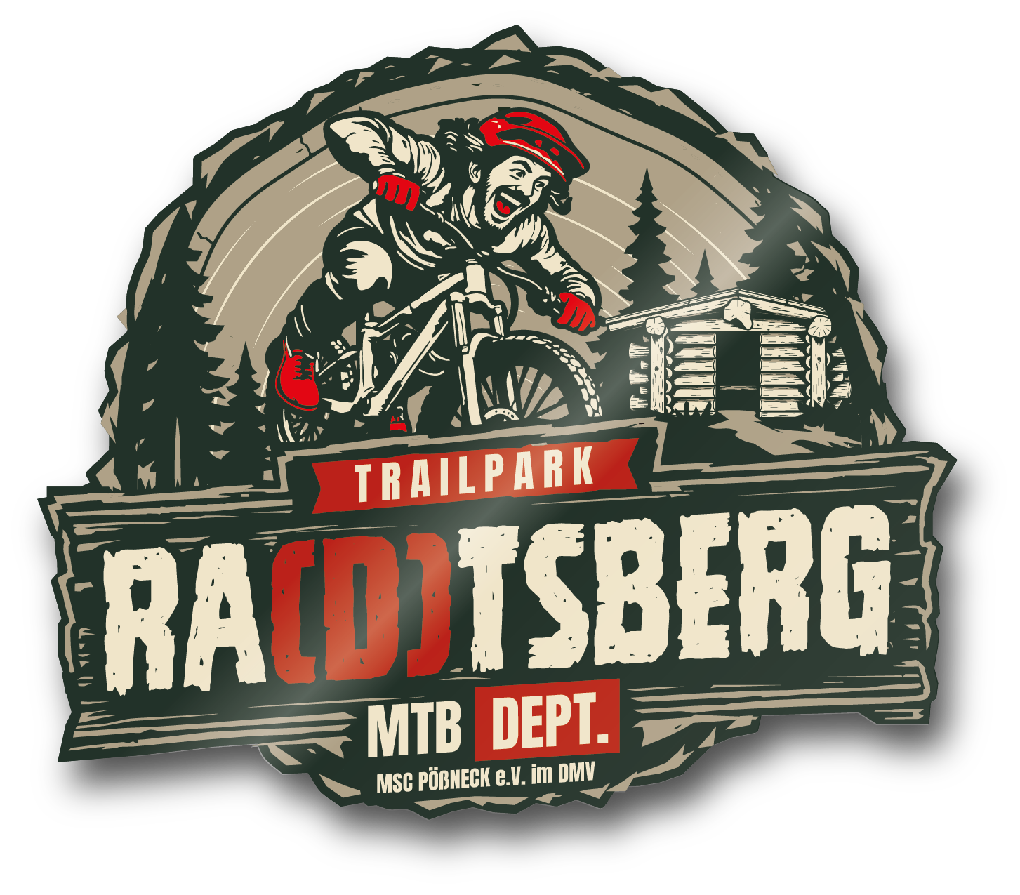trailpark poessneck logo rund schatten
